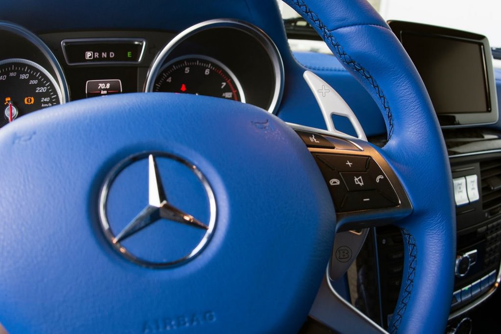 Brabus Mercedes 500 4x4 G-Wagen'de Mavi Etkisi