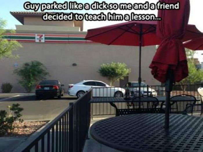 Park ederken dikkat!.