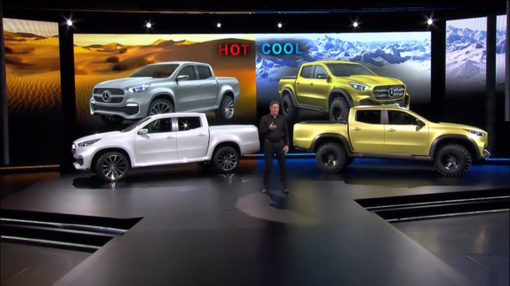 İşte Mercedes X Serisi.