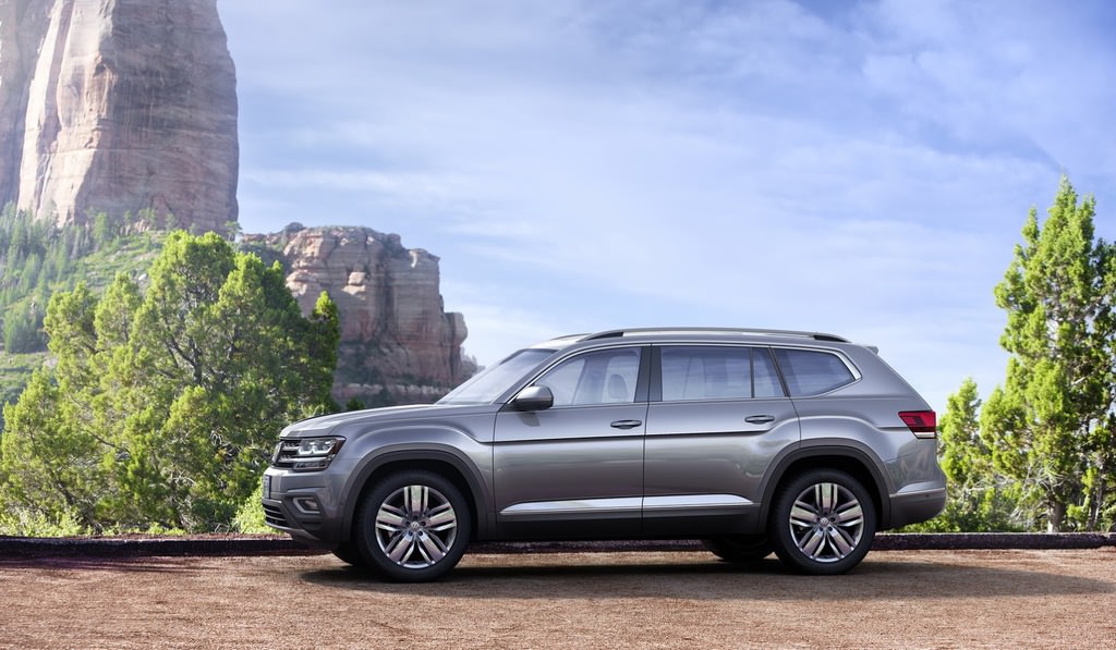 VW’nişn 7 kişilik SUV’u Los Angeles’ta sergileniyor