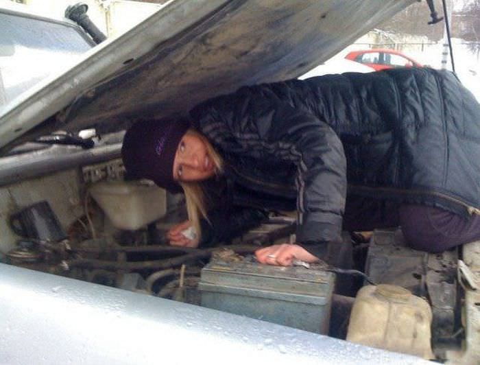 Kadınların otomobillerle imtihanı!