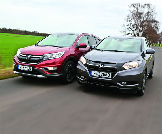 Karşılaştırma · Honda CR-V – HR-V