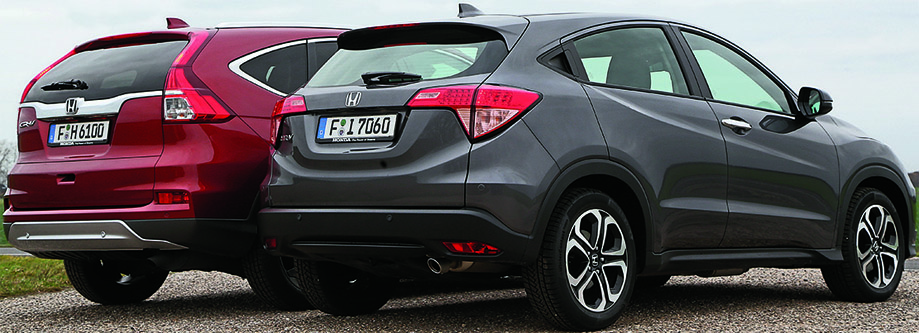 Karşılaştırma · Honda CR-V – HR-V