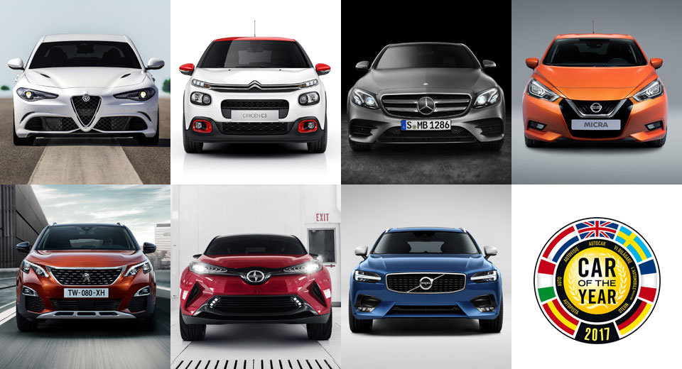 2017 Avrupa Yılın Otomobili finalistleri