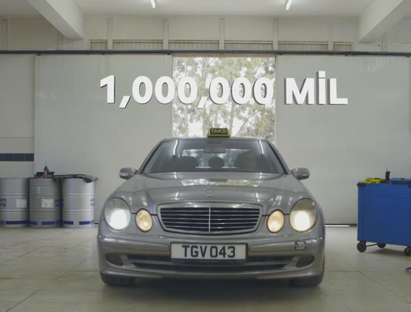 1,6 milyon km’deki taksinin motoru