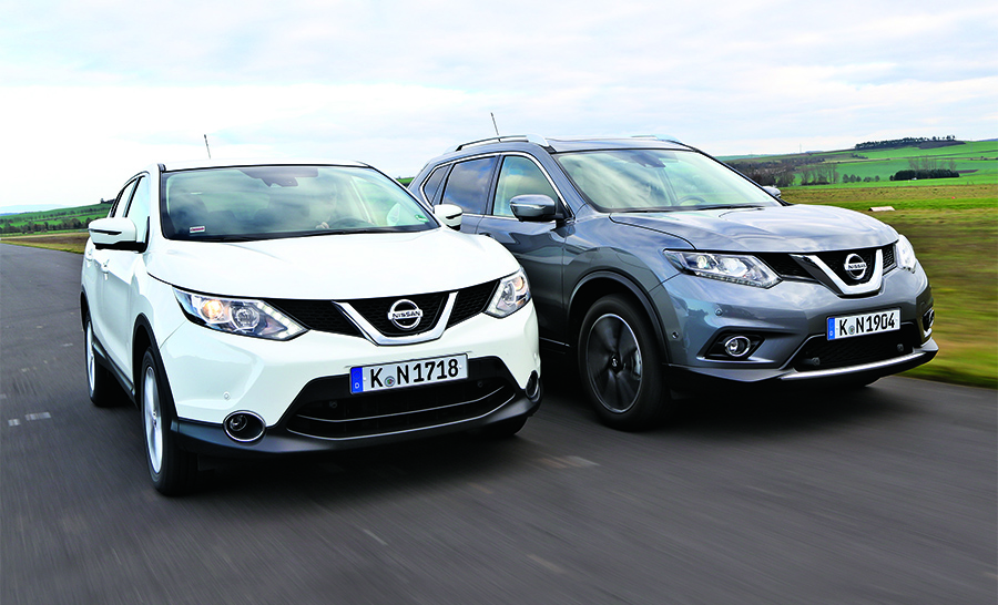 Karşılaştırma · Nissan X-Trail – Qashqai