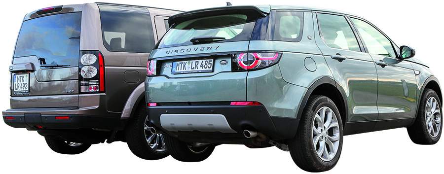 Karşılaştırma · Land Rover Discovery – Discovery Sport