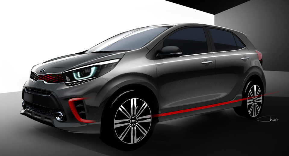 Yeni Kia Picanto'nun son çizimleri ortaya çıktı