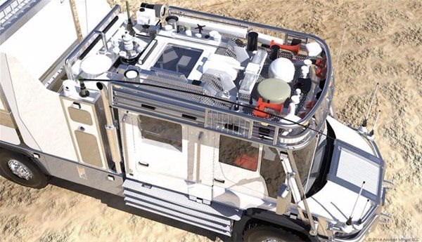 Kızı için yaptırdığı karavan hayranlık uyandırıyor