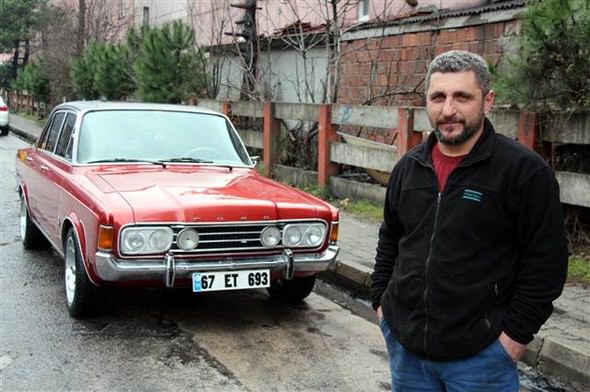 Babasından kalan hurda otomobili bu hale getirdi