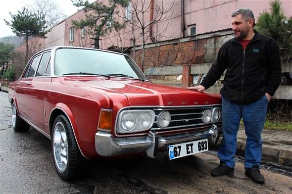 Babasından kalan hurda otomobili bu hale getirdi