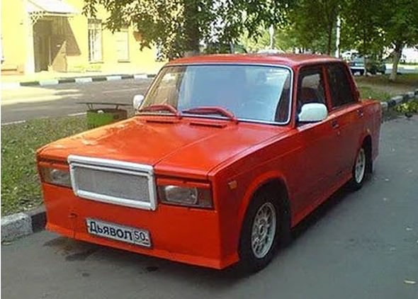 Rusların ilginç modifiyeli otomobilleri