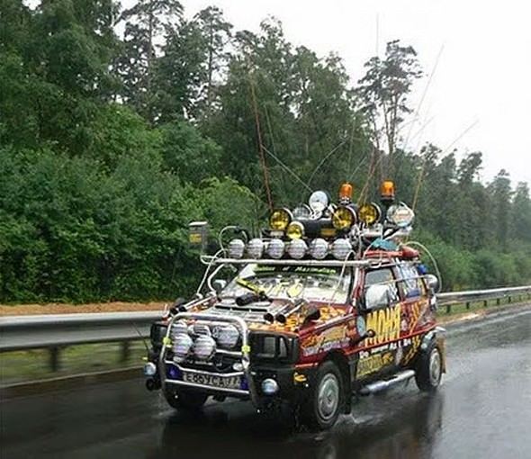 Rusların ilginç modifiyeli otomobilleri