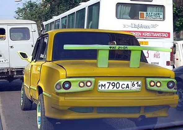 Rusların ilginç modifiyeli otomobilleri