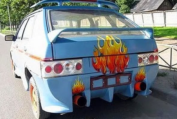 Rusların ilginç modifiyeli otomobilleri