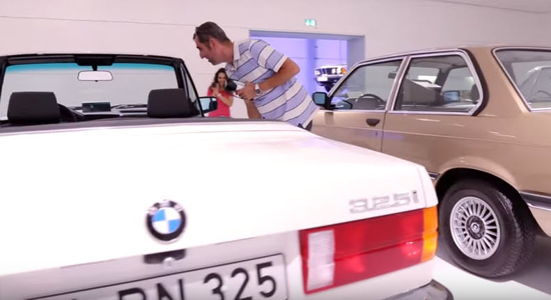 1986 model BMW’sini doğduğu yere götürdü