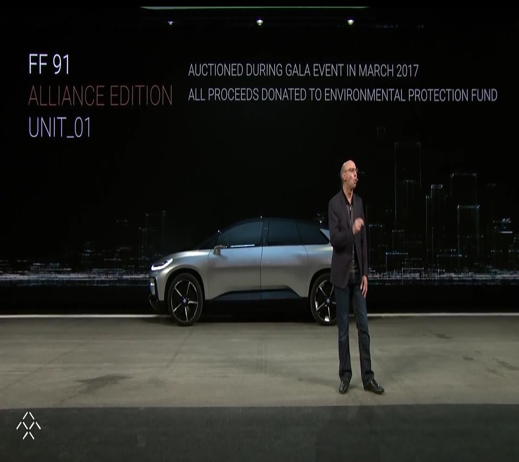 Faraday Future FF 91 CES 2017’de