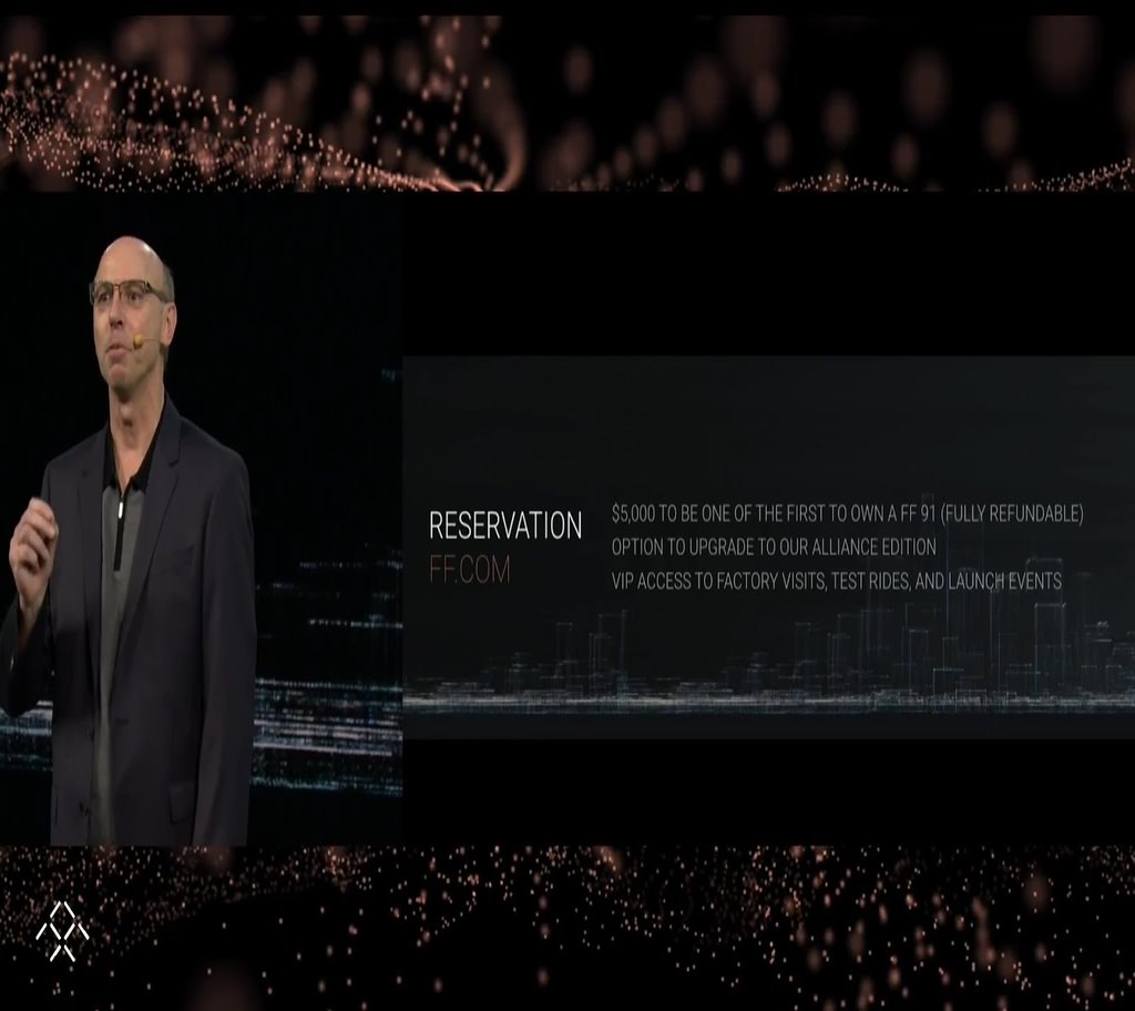 Faraday Future FF 91 CES 2017’de