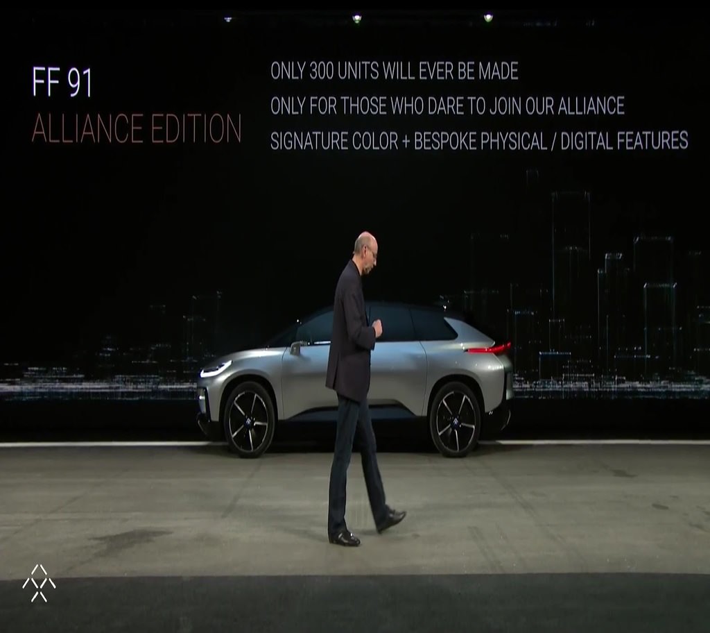Faraday Future FF 91 CES 2017’de