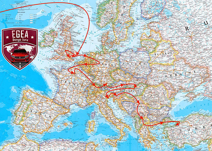 Fiat Egea ile dünya turu