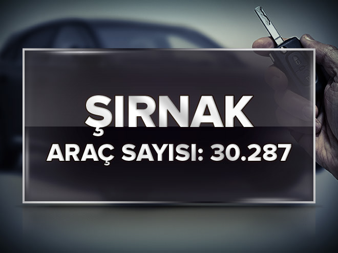 En çok otomobil hangi şehirde bulunuyor?