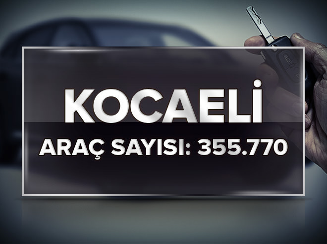 En çok otomobil hangi şehirde bulunuyor?