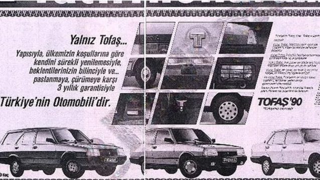 Unutulmayan Tofaş reklamları