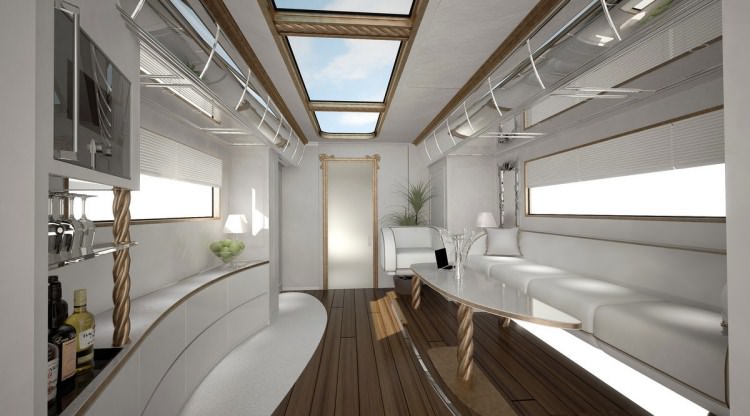 Görenleri hayrete düşüren karavanlar