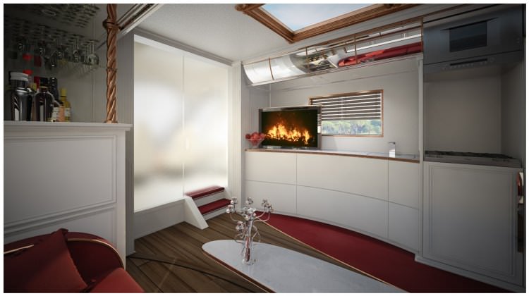 Görenleri hayrete düşüren karavanlar