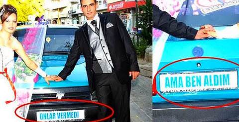  Görebileceğiniz en ilginç düğün aracı yazıları