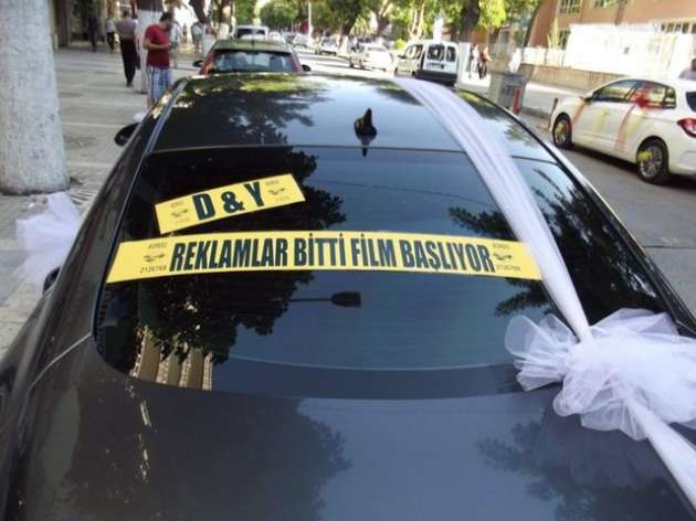  Görebileceğiniz en ilginç düğün aracı yazıları