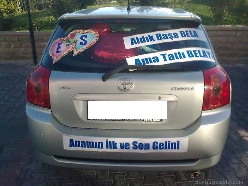  Görebileceğiniz en ilginç düğün aracı yazıları