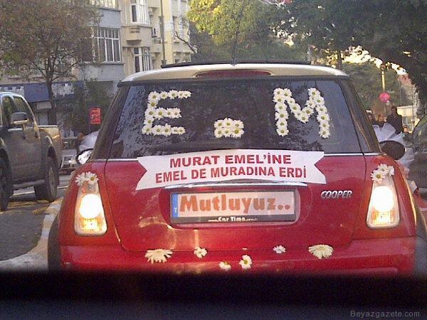  Görebileceğiniz en ilginç düğün aracı yazıları