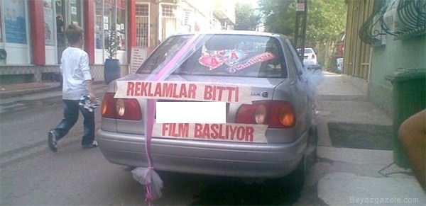  Görebileceğiniz en ilginç düğün aracı yazıları