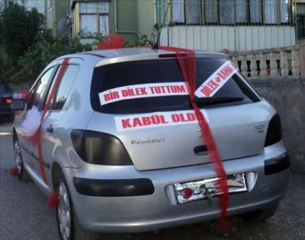  Görebileceğiniz en ilginç düğün aracı yazıları