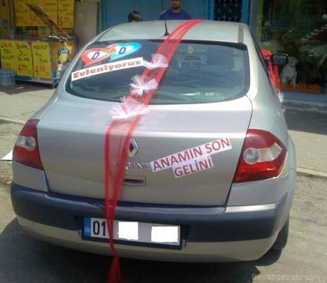  Görebileceğiniz en ilginç düğün aracı yazıları