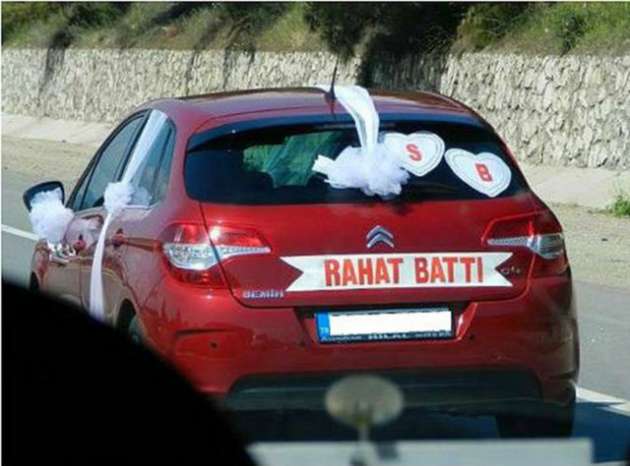  Görebileceğiniz en ilginç düğün aracı yazıları