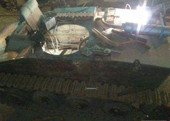 Ruslar, Almanların tankını bakın ne hale getirdi