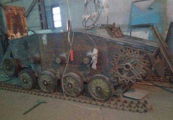 Ruslar, Almanların tankını bakın ne hale getirdi