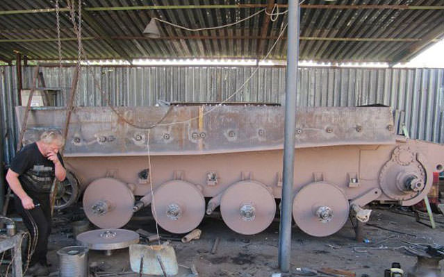 Ruslar, Almanların tankını bakın ne hale getirdi