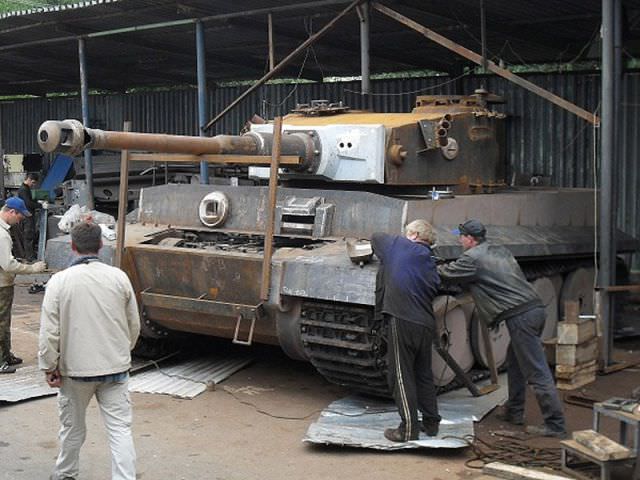 Ruslar, Almanların tankını bakın ne hale getirdi