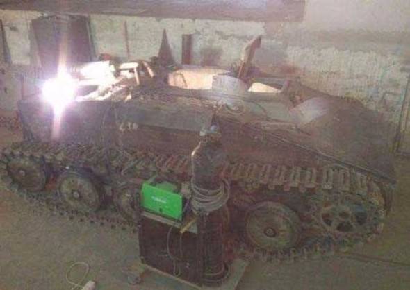 Ruslar, Almanların tankını bakın ne hale getirdi