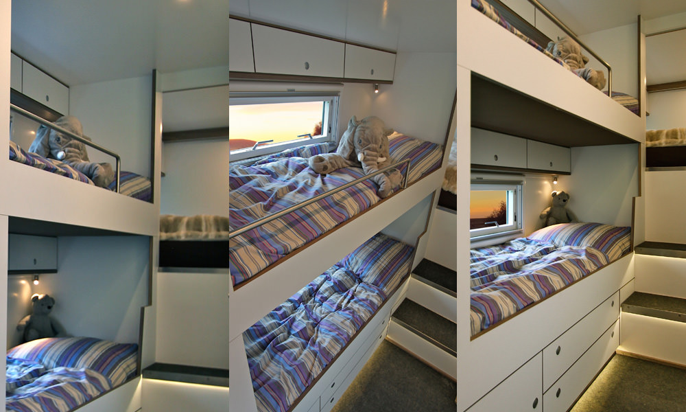 Dışı zırhlı kamyon içi rezidans 