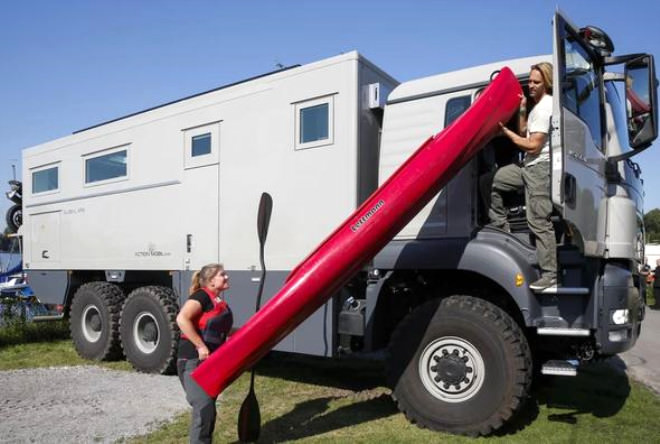 Dışı zırhlı kamyon içi rezidans 