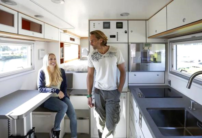 Dışı zırhlı kamyon içi rezidans 