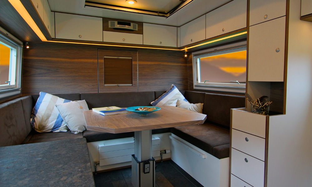 Dışı zırhlı kamyon içi rezidans 