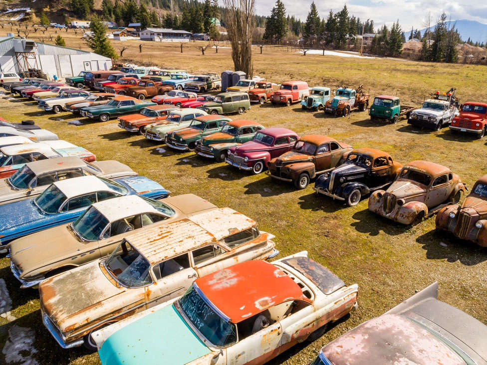 Kanadalı bir iş adamı arazisini 340 otomobiliyle satıyor  