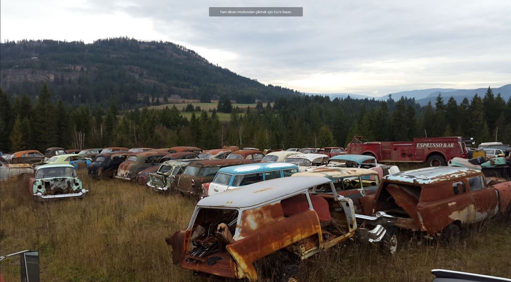 Kanadalı bir iş adamı arazisini 340 otomobiliyle satıyor  