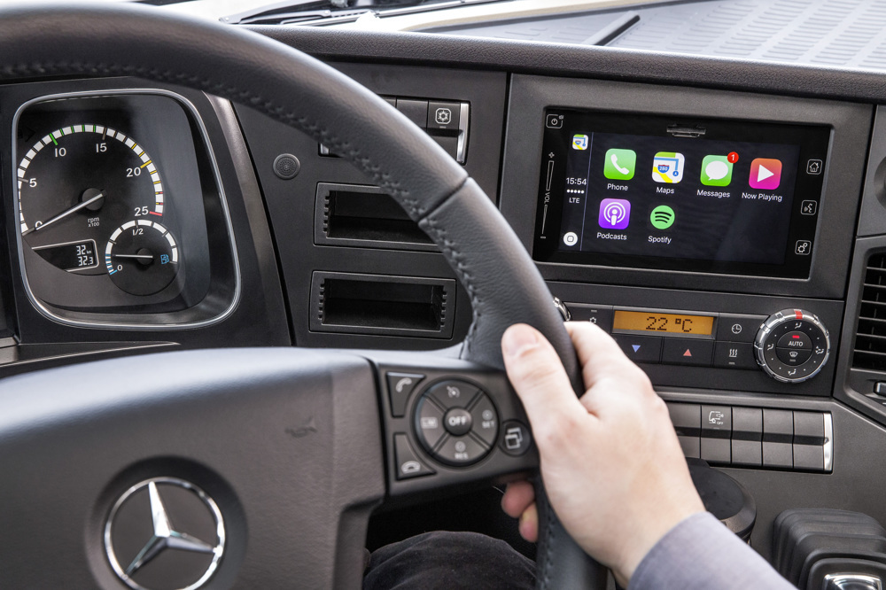 Artık Mercedes’in TIR ve kamyonları da akıllı