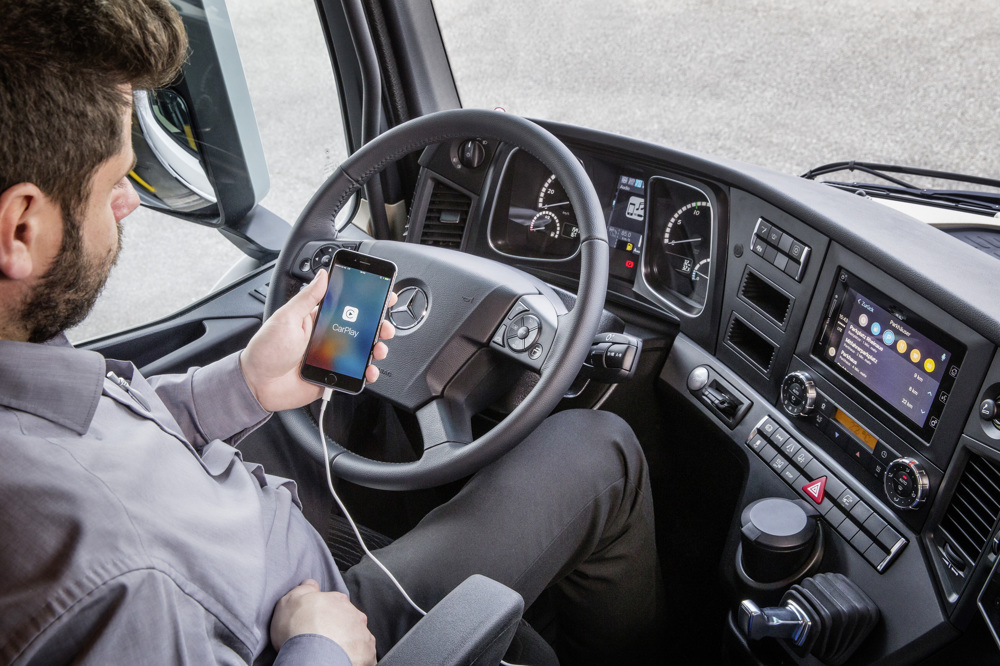 Artık Mercedes’in TIR ve kamyonları da akıllı